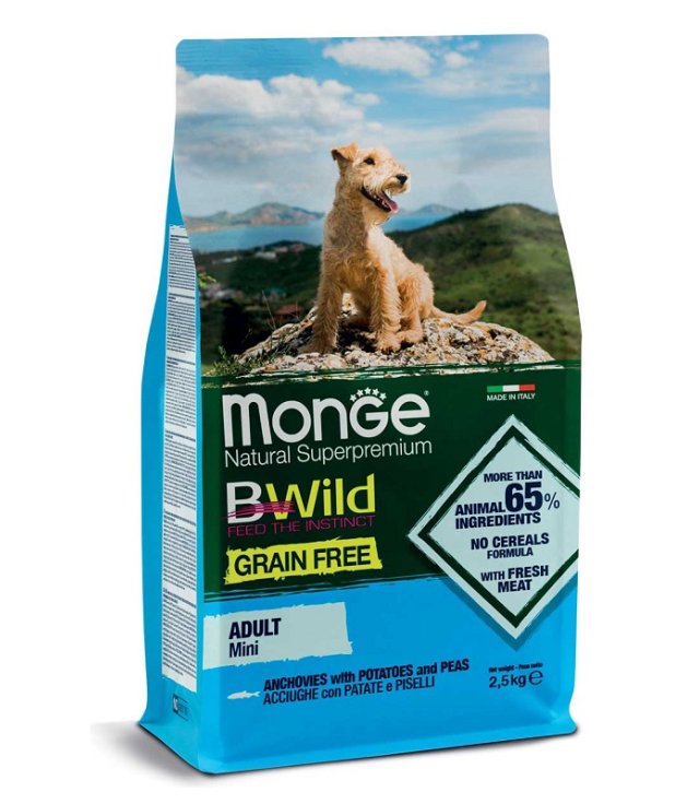 MONGE DOG GRAIN MINI ACC/PAT/P