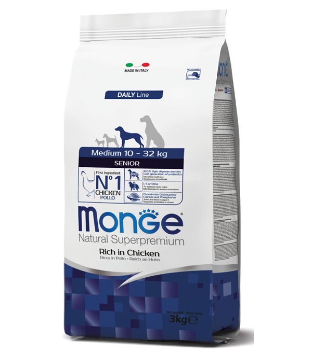 V MONGE DOG M SENIOR POLLO 12KG V MONGE DOG M SENIOR POLLO 12KG