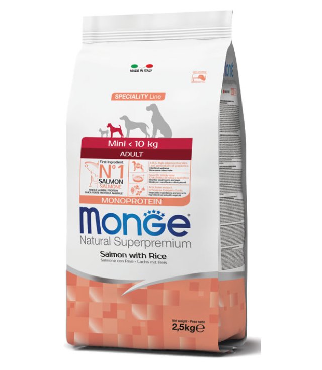 MONGE MINI AD SALM/RISO 7,5KG