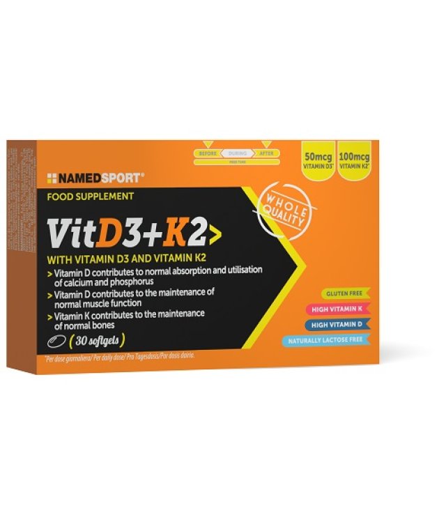 <VITD3+K2 NAMEDSPORT              30 CPS