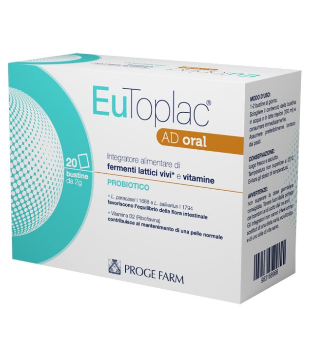 EUTOPLAC AD ORAL 20BUST