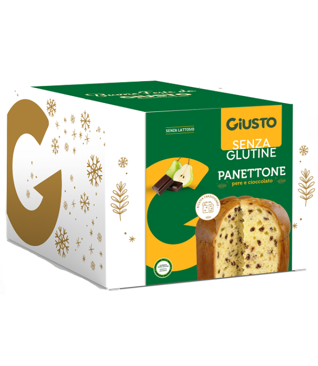 GIUSTO PANETTONE PERE CIO 500GR      S/G