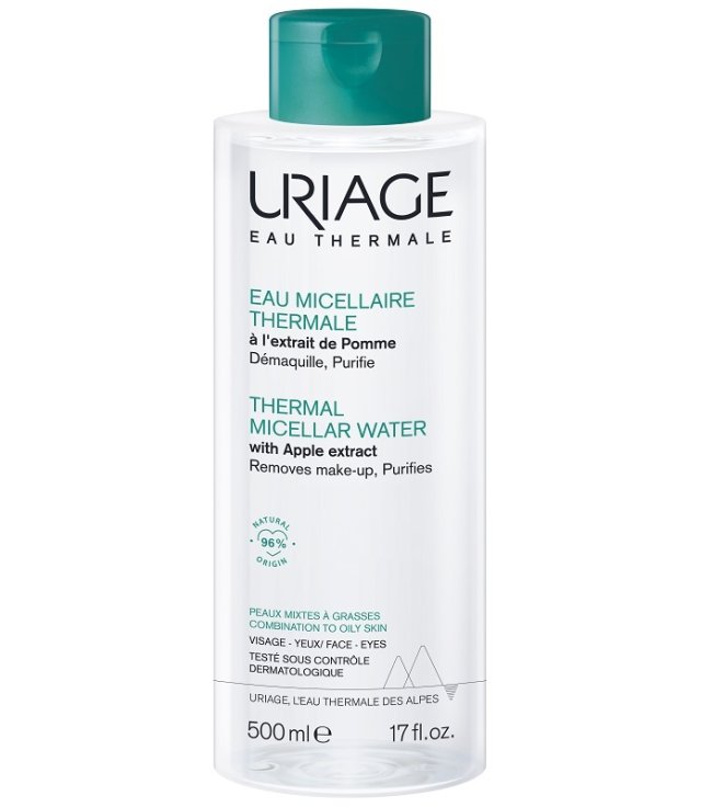 URIAGE EAU MICELLAIRE THERMALE PELLI MISTE GRASSE FLACONE 500 ML