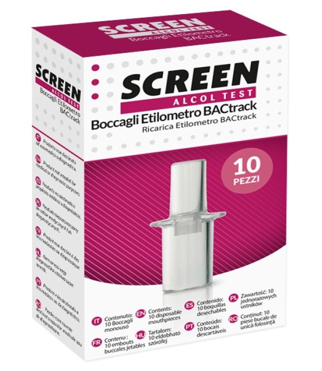 SCREEN ALCOOL TEST BOCCAGLI 10PZ