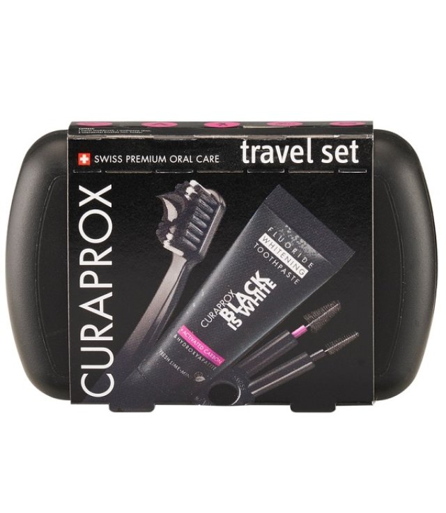 CURAPROX BLACK IS WHITE TRAVEL