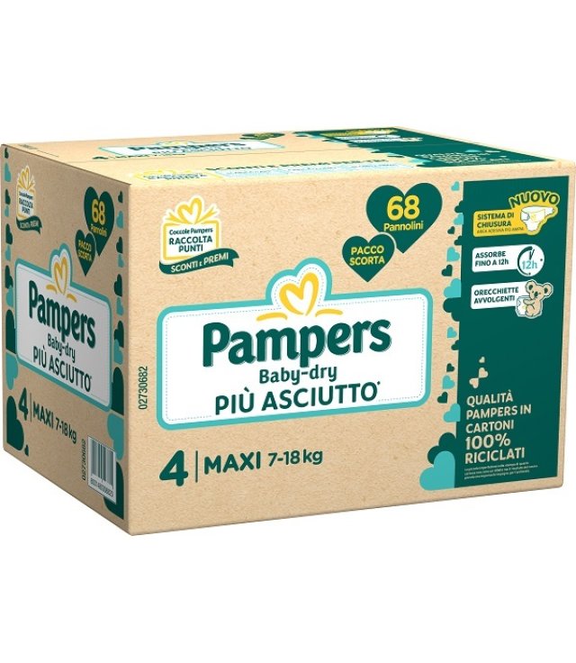 PAMPERS BD QUADRI DWCT MAXI 68PZ PAMPERS BD QUADRI DWCT MAXI 68PZ