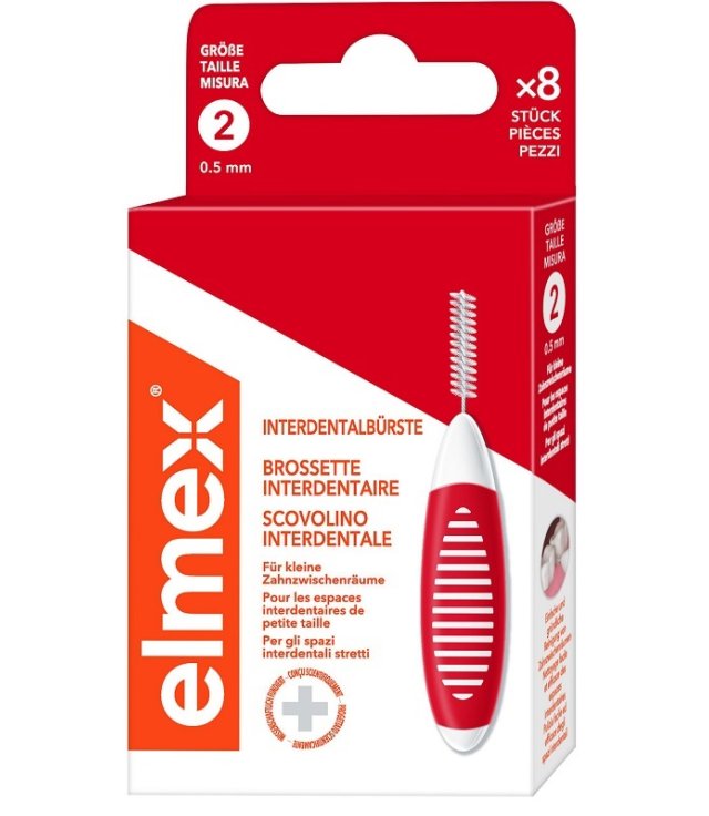 ELMEX INTERDENTAL BRUSH RED