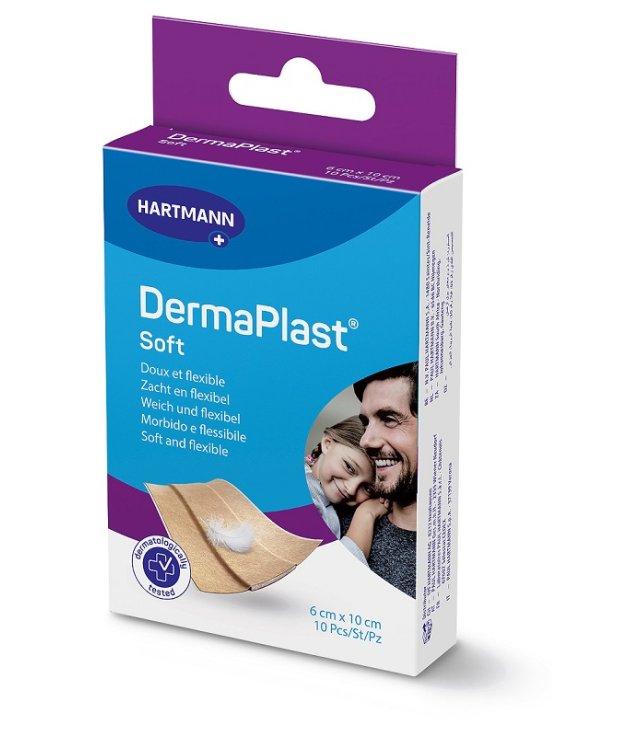 DERMAPLAST SOFT CER.10STR.6X10CM