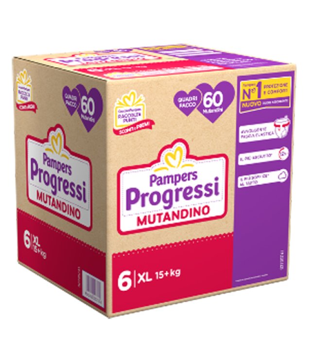 PAMPERS PROG.MUT.QUADRI XL 60PZ PAMPERS PROG.MUT.QUADRI XL 60PZ