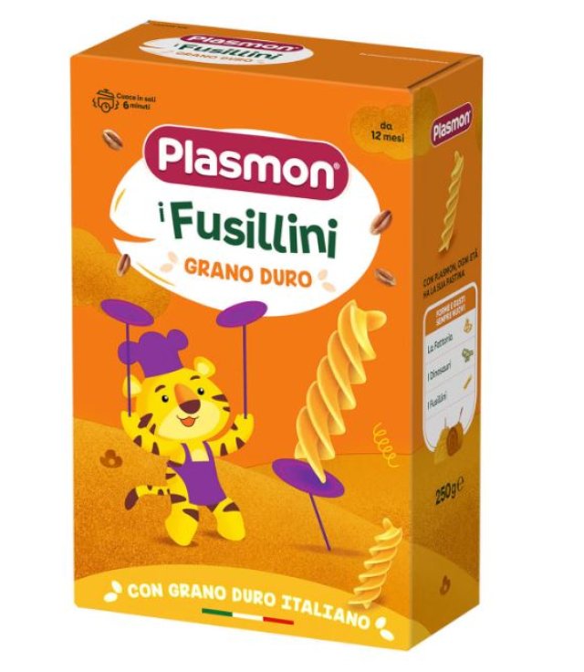 PLASMON PASTA FUSILLINI 250GR PLASMON PASTA FUSILLINI 250GR