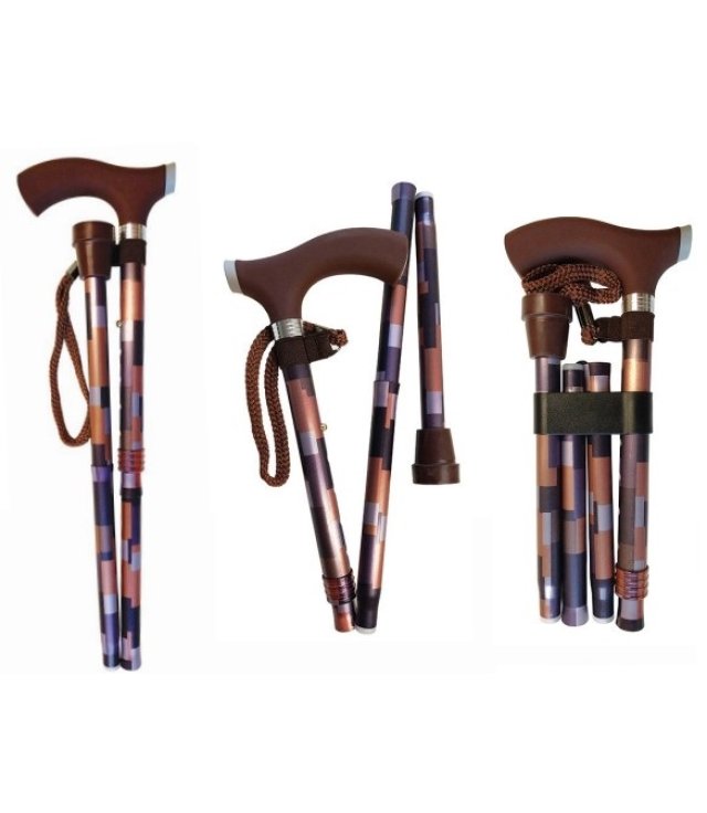 BASTONE PASSEGGIO PIEG SO FARMACA4   SET