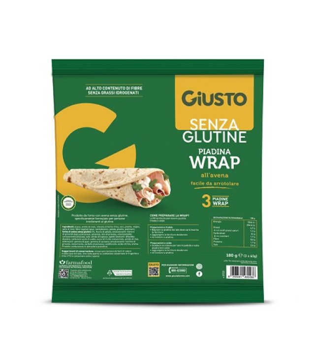 GIULIANI PIADINA WRAP AVENA 3X60 GIULIANI PIADINA WRAP AVENA 3X60