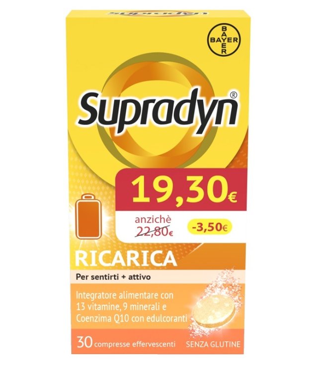 SUPRADYN RICARICA 30 COMPRESSE EFFERVESCENTI PROMO