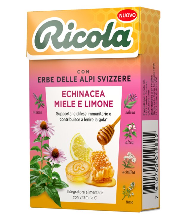RICOLA CARAM.ECHINACEA MIE&LI50G RICOLA CARAM.ECHINACEA MIE&LI50G