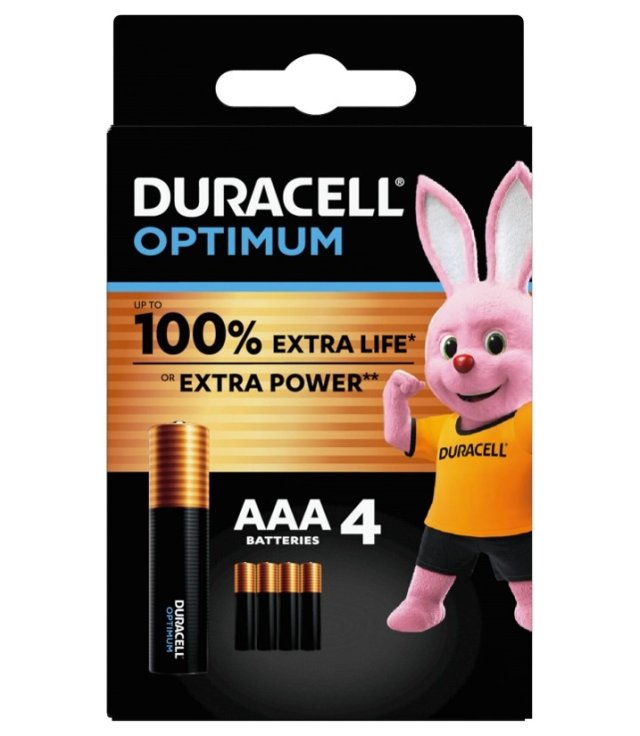 DURACELL OPTIMUM AAA B4 8PZ