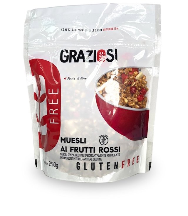 MUESLI AI FRUTTI ROSSI S/GL250G MUESLI AI FRUTTI ROSSI S/GL250G