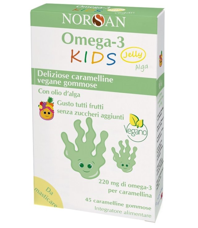 NORSAN OMEGA 3 KIDS JELLY 45CAR NORSAN OMEGA 3 KIDS JELLY 45CAR