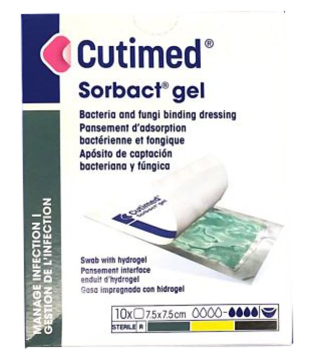 CUTIMED SORBA GEL 7,5X7,5 7261120 10  PZ