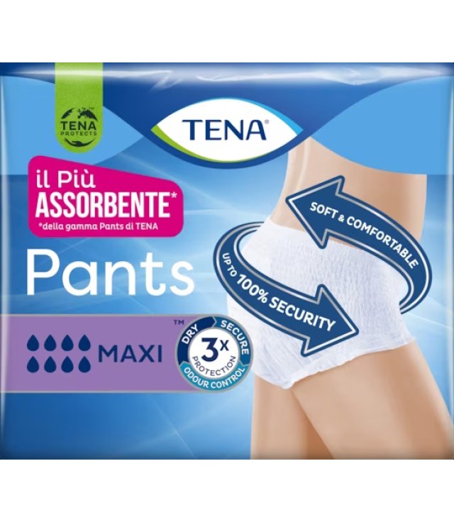 PANNOLONE PULL UP TENA PANTS MAXI TAGLIA LARGE 8 PEZZI