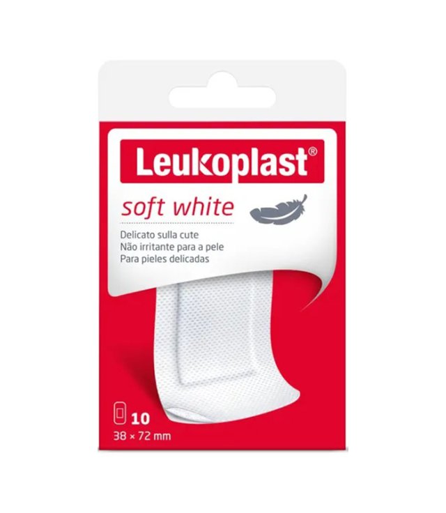 LEUKOPLAST SOFT WHITE72X38 10P