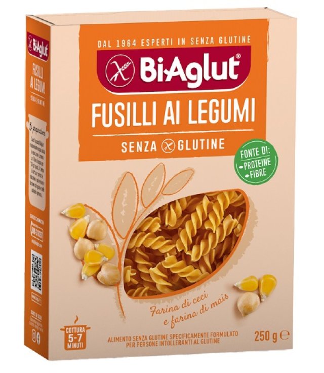 BIAGLUT FUSILLI AI LEGUMI 250GR      S/G