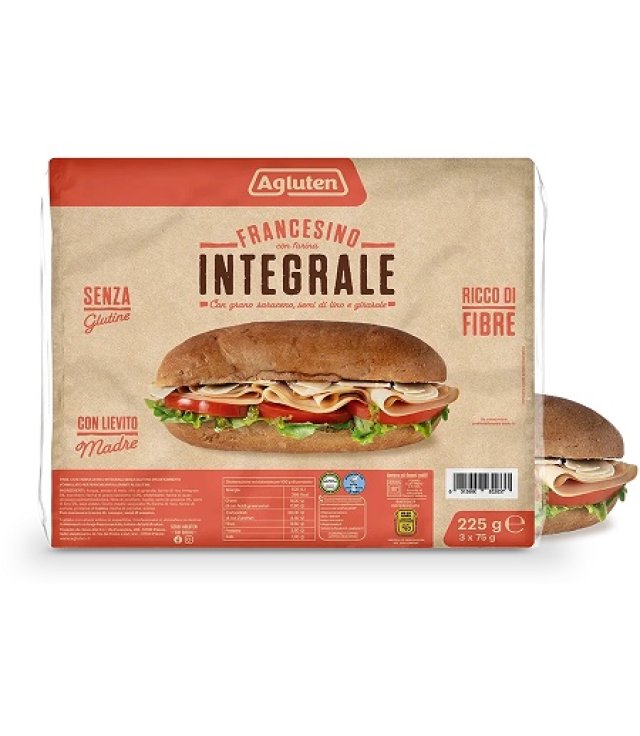 AGLUTEN FRANCESINO INTEGR 225G N AGLUTEN FRANCESINO INTEGR 225G N