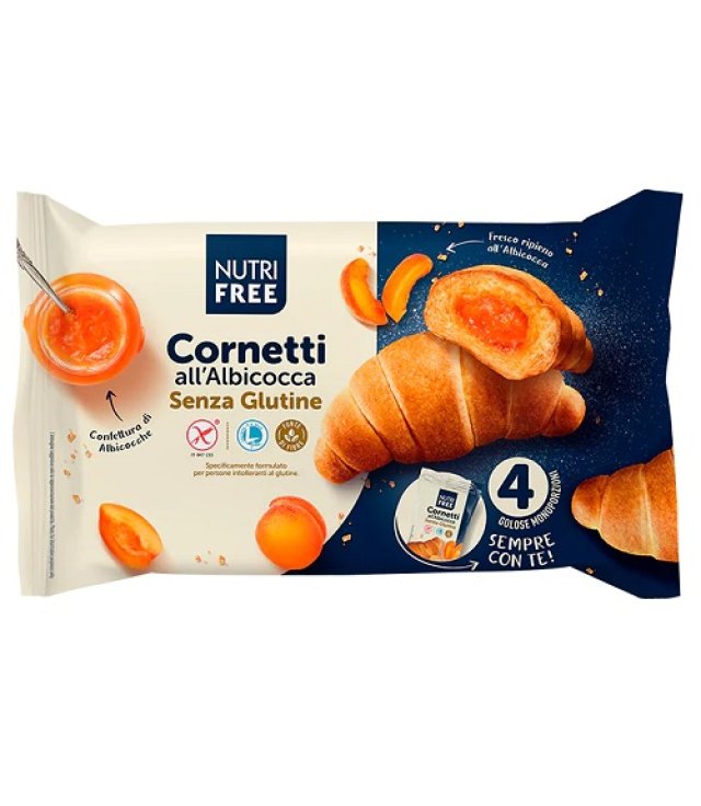 NUTRIFREE CORNETTI ALBICOC 4X60G