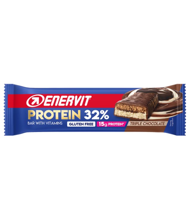 ENERVIT SPORT PROT.BAR 32% TRIPL