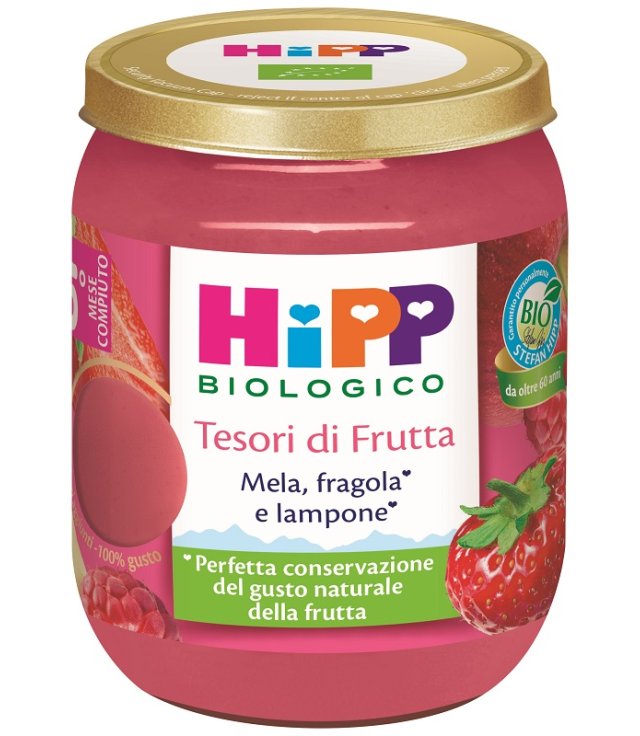 HIPP TESORI FRUTTA ME/F/L 160GR      OMO