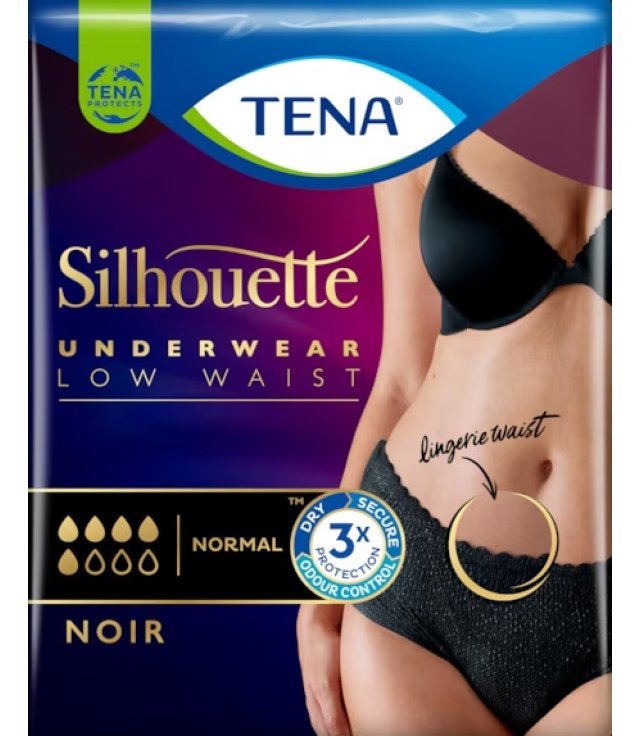 TENA SILHOUETTE NOIR L 9 PEZZI