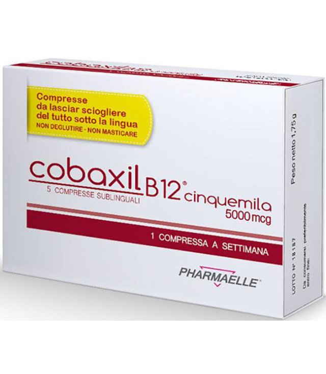 COBAXIL B12 5000MCG 5 COMPRESSE SUBLINGUALI