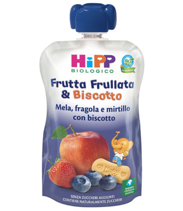 HIPP FRUTTA FRULL&BISC    90GR   MEL FRA