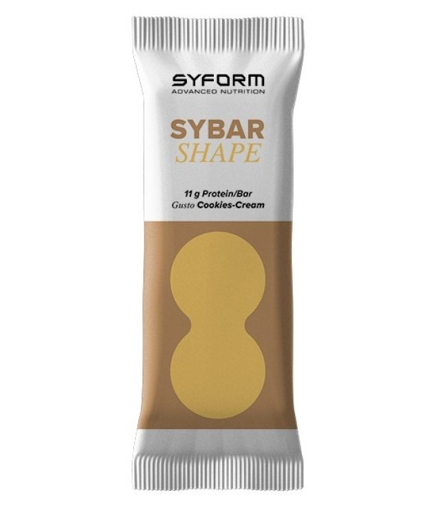 SYBAR SHAPE BARRETTA PROTEICA COOKIES CREAM 40 G