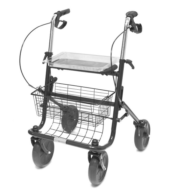 DEAMBULATORE ROLLATOR PIEG