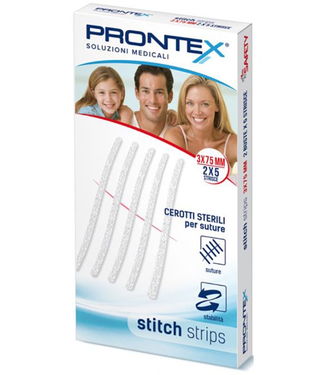 PRONTEX STITCH STRIPS 3X75 10 PEZZI