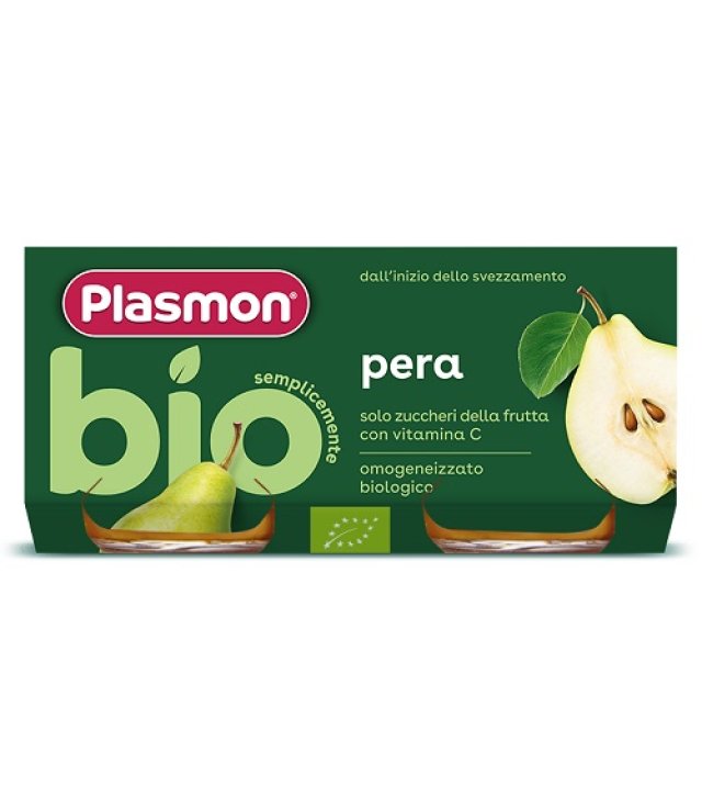 PLASMON OMOG PERA BIO     80GR   2   VAS