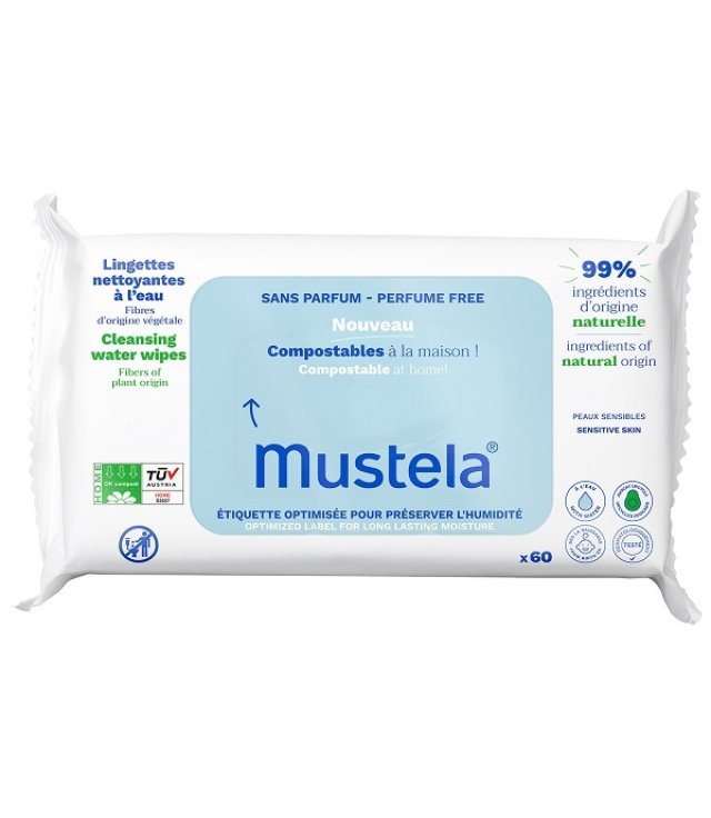 MUSTELA SALVIETTE ACQUA S/PROF