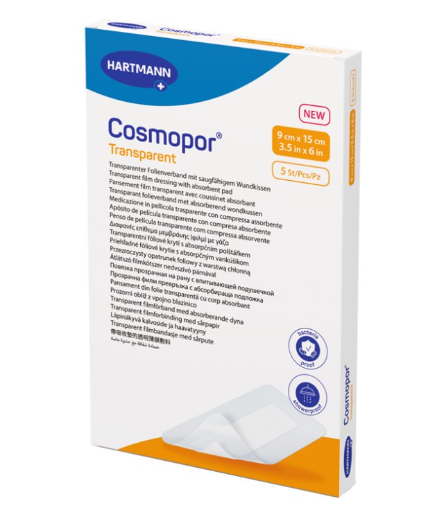 COSMOPOR TRASP.MEDIC  9X15CM 5PZ