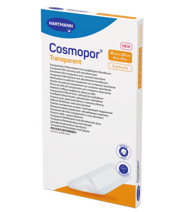 COSMOPOR TRASP.MEDIC 20X10CM 5PZ