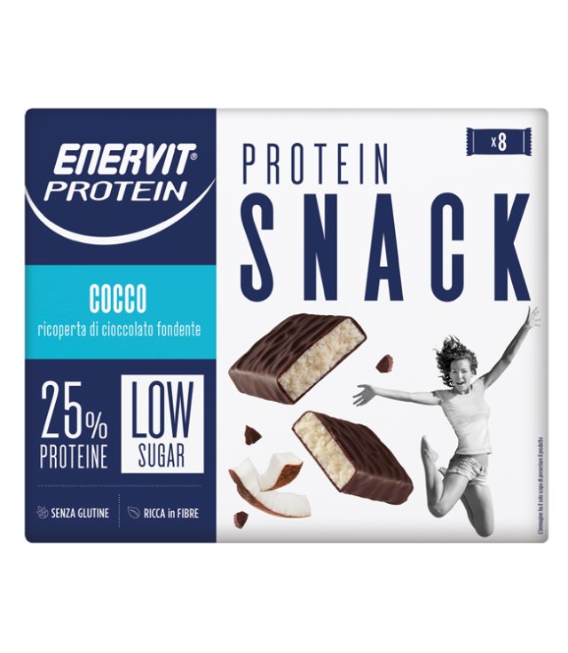 ENERVIT PROT.SNACK COCCO LS 8PZ ENERVIT PROT.SNACK COCCO LS 8PZ