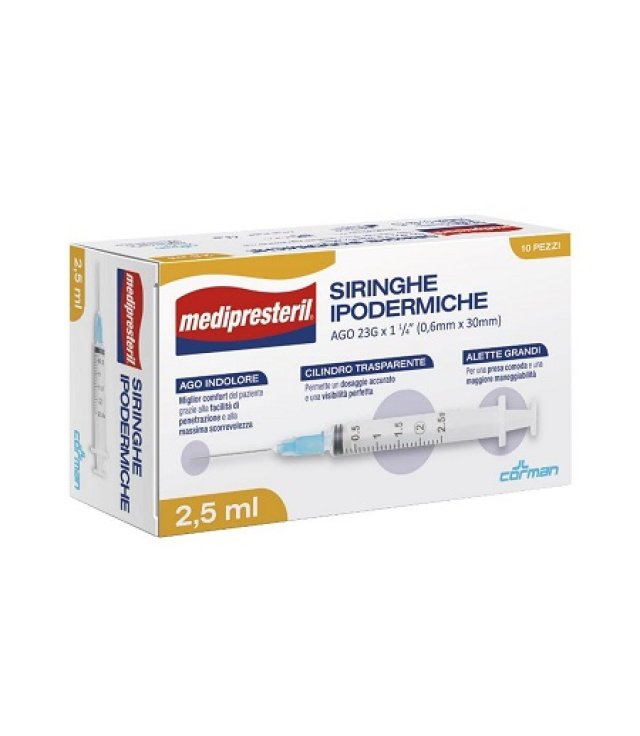 MEDIPRESTERIL SIRINGA 2,5ML