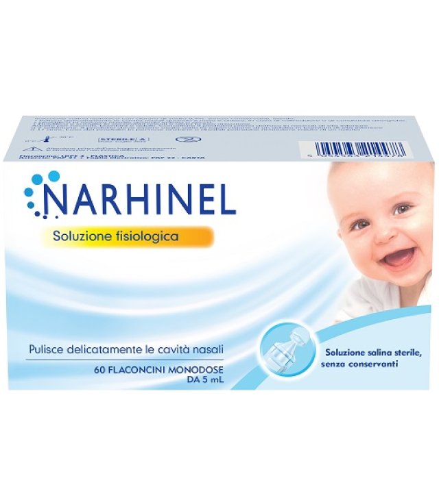 SOLUZIONE FISIOLOGICA PER ASPIRATORE NASALE NARHINEL 60 FLACONCINI DA 5 ML