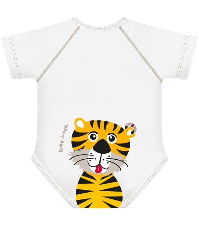 BODY 0-36M BIO COT 4S TIGRE