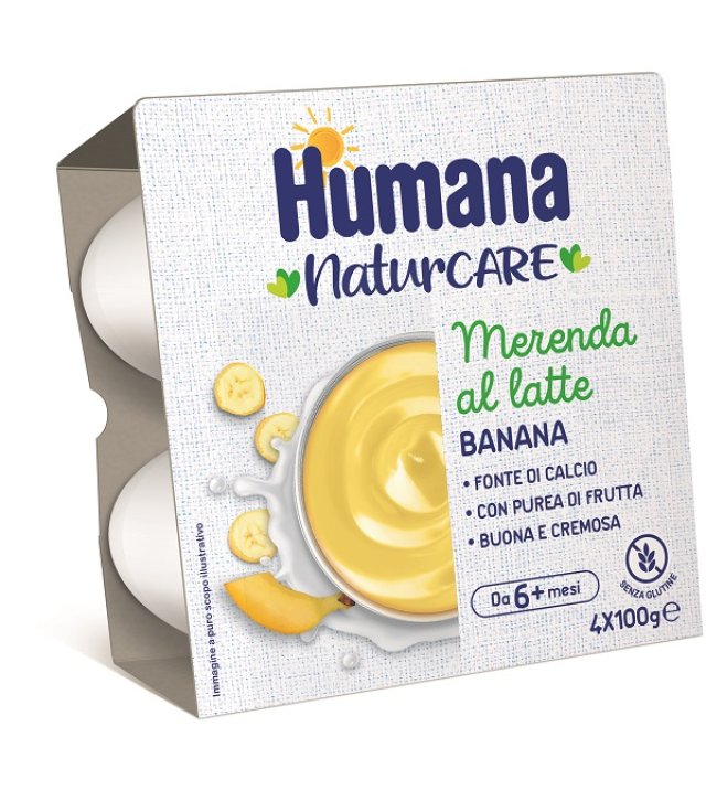 HUMANA MERENDA BANANA     100GR  4   VAS