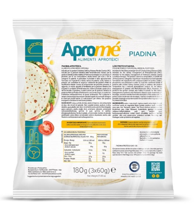 APROME' PIADINA APROTEIC  180GR      APR