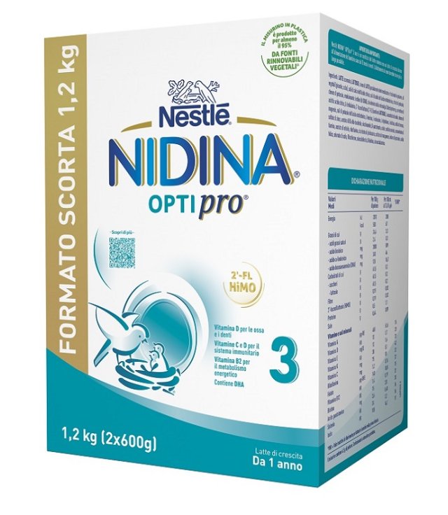 NIDINA OPTIPRO 3 POLV 2PZ 600G