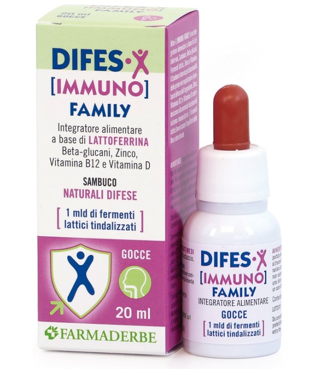 DIFES-X IMMUNO FAMILY GTT 20ML