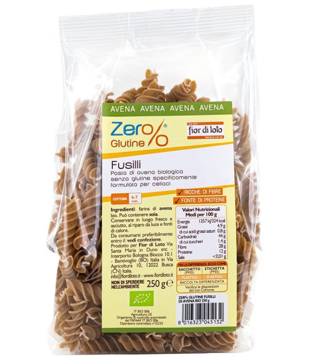 FUSILLI DI AVENA 250G