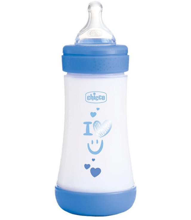 CHICCO BOB P5 MED BOY     240ML      SIL