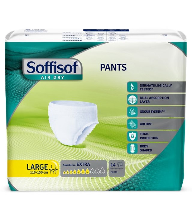 SOFFISOF AIR DRY PANTS    LARGE  14  PZ